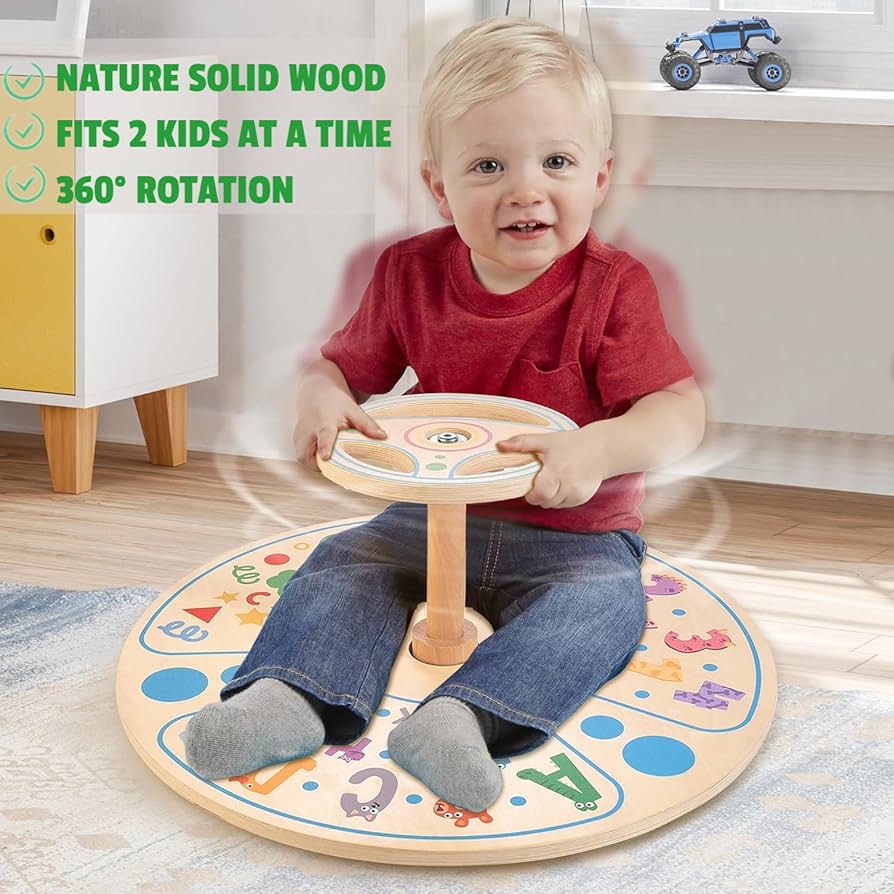 椅子 spinna_beer Amazon.com: AMAWOOD Wooden Sit and Spin Toy | Spinner Seat